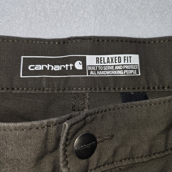 Carhartt 105461 Double Knee Ripstop Cargo Pants NWOT 38x32 Rugged Flex Dark... - Picture 10 of 16